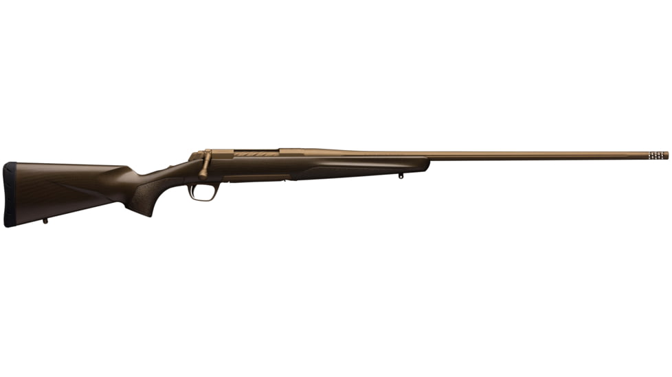 Browning X-Bolt Bolt Action Rifle, .30 Nosler, 26 in barrel, 1-8 Twist, Muzzle Brake, Burnt Bronze Cerakote, 3 Rounds, 035418295-FRRMPG