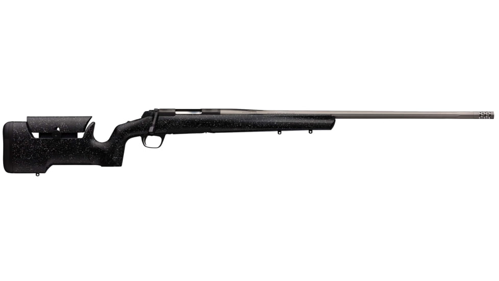 Browning X-Bolt Bolt Action Rifle, 6.5mm Creedmoor, 26 in barrel, 1-7 Twist, Muzzle Brake, Matte Black/Satin Gray, 4 Rounds, 035438282-FRRMPG