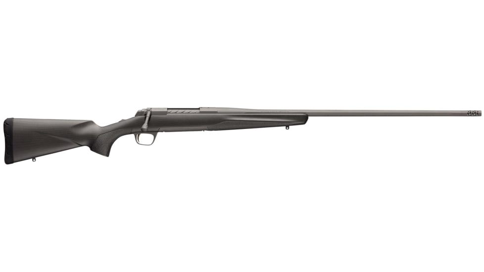 Browning X-Bolt Bolt Action Rifle, 6.5mm PRC, 24 in barrel, 1-7 Twist, Muzzle Brake, Tungsten Cerakote, 3 Rounds, 035459294-FRRMPG