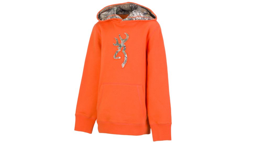 Browning Youth Buckmark Camo Sweatshirt, Salamander, Large A000178580204