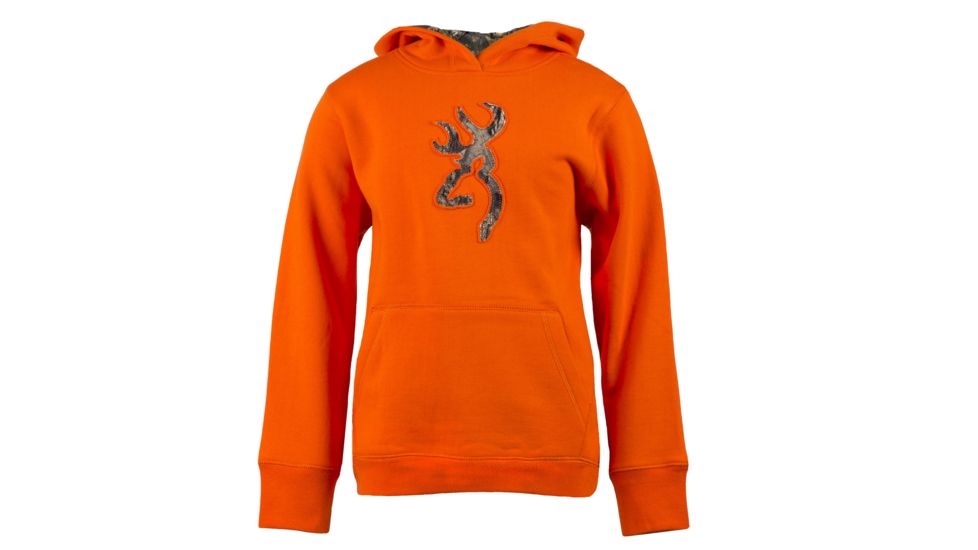 Browning Youth Buckmark Camo Sweatshirt, Salamander, M BRI030003.316334.M