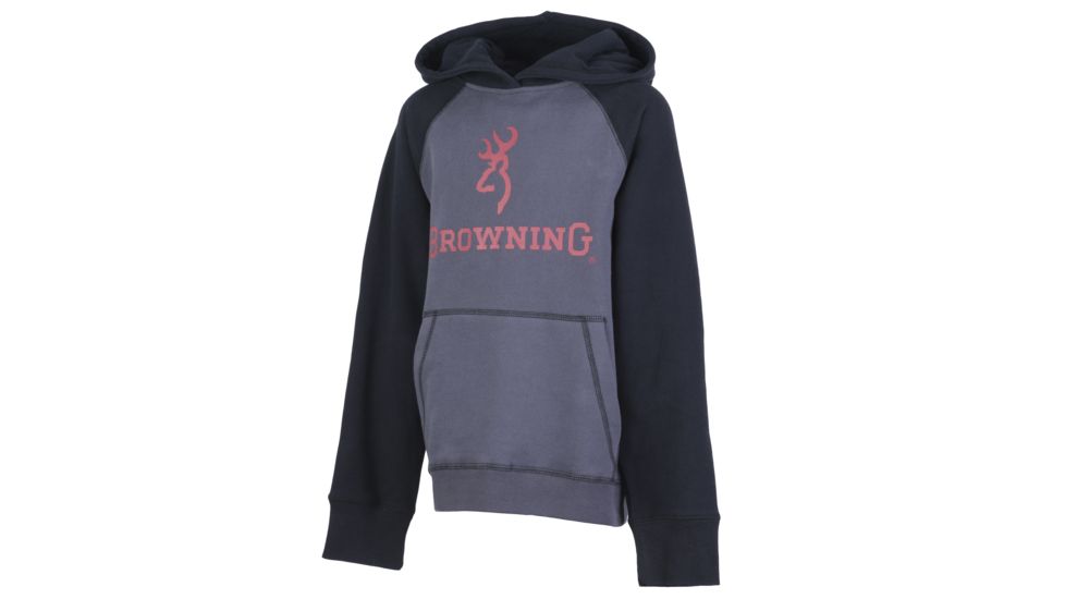 Browning Youth Pinyon Sweatshirt, Nine Iron, Extra Small A000004600101