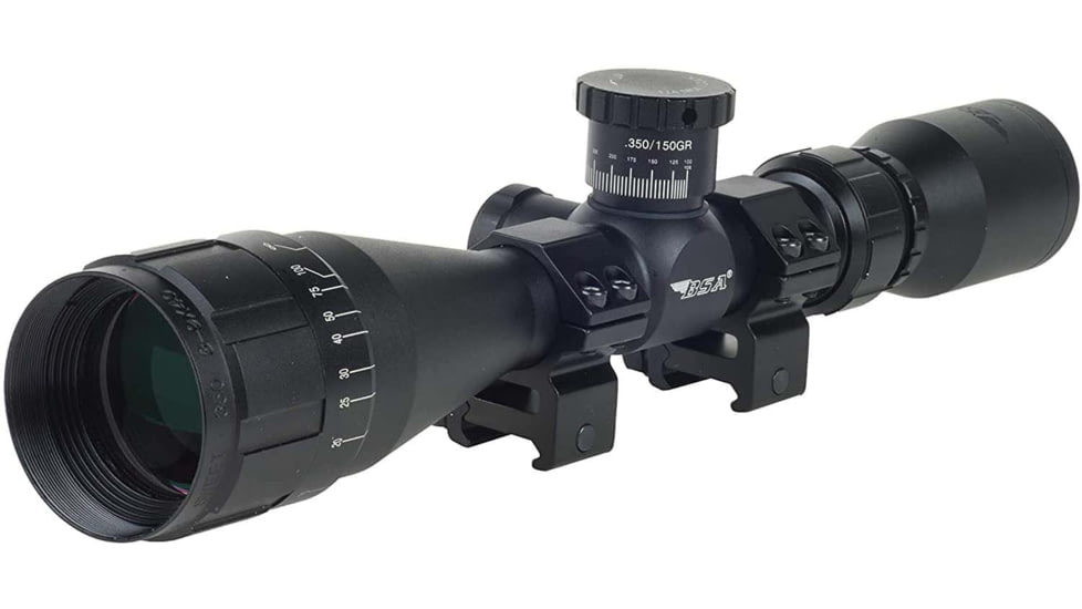 BSA 35039X40AOWRTB Sweet 350 Legend 3-9x 40mm AO Obj 34.20-11.50 Ft @ 100 Yds FO