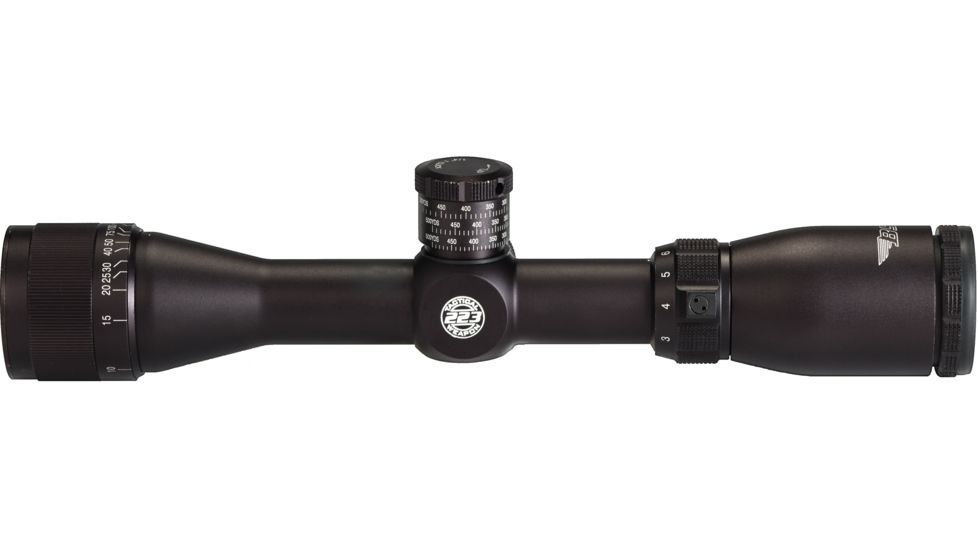 BSA Optics 2-7x32mm Tactical Weapon 223 Rifle Scope w/ Mil-Dot Reticle, 2 Multi-Grain Turret Caps TW223-27X32CP