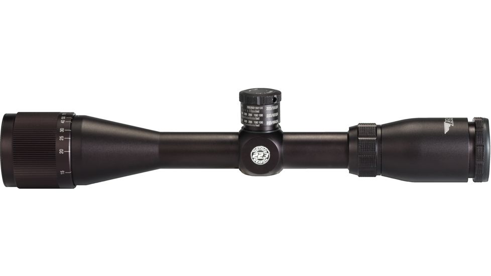 BSA Optics 6-18x40mm Tactical Weapon Rifle Scope w/ Mil-Dot Reticle, 2 Multi-Grain Turret Caps TW223-618X40AOCP