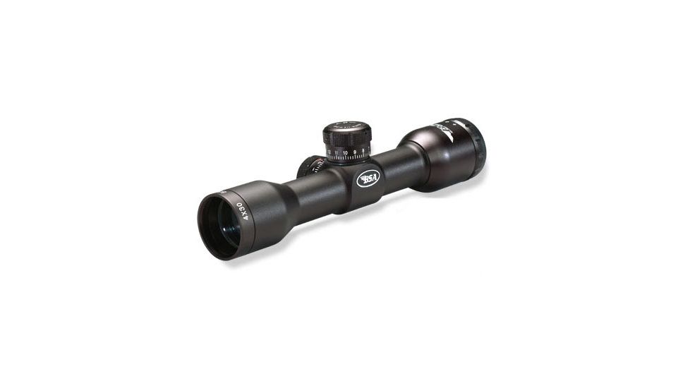 BSA Optics 4x30 Drop Compensating Reticle Crossbow Scope, Clam Pack CB4X30CP