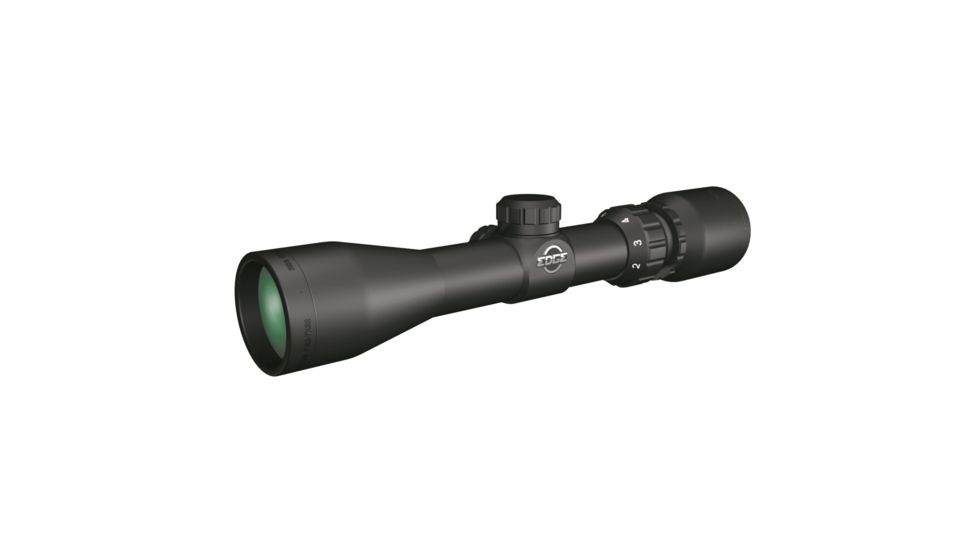 BSA Optics Edge 2-7x28 Duplex Reticle Pistol Scope, Matte Black - PS27X28