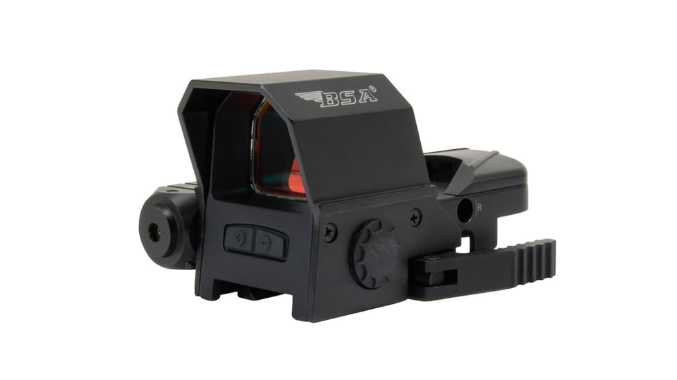 BSA Optics Reflex Red Dot Sights with Mount, 33mmx24mm, Matte, Black, RS-3324RL