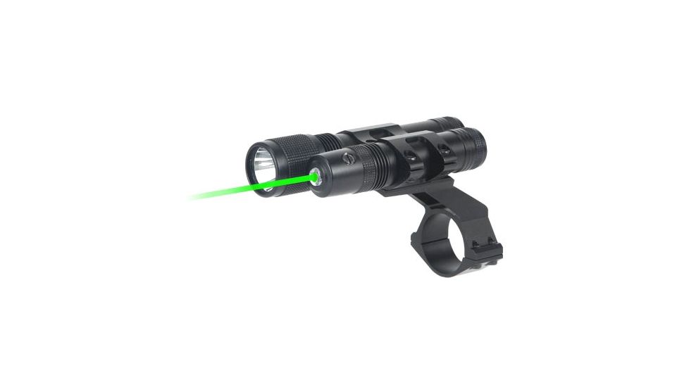 BSA Optics Stealth Tactical 532 Green Laser Sight and 140 Lumen Flashlight STSLLGCP