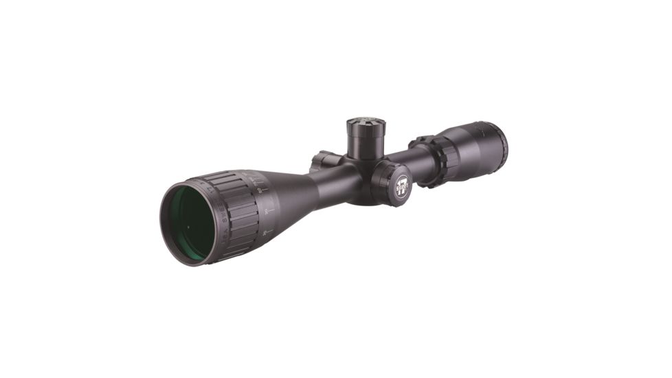 BSA Optics Sweet 17 3-12x40 AO Rifle Scope, .17 HMR, 2 Dovetail Rings, Black, 17-312X40AOWRTB