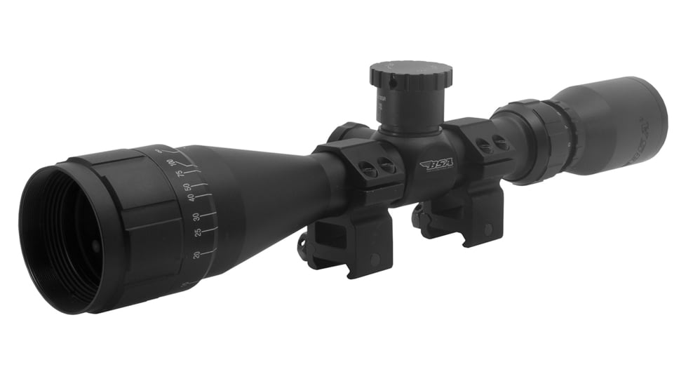BSA Optics Sweet 30-06AO 4-12x40mm Rifle Scope, 1in Tube, 30/30 Reticle, Matte, Black, 3006-4-12X40AOWRTB