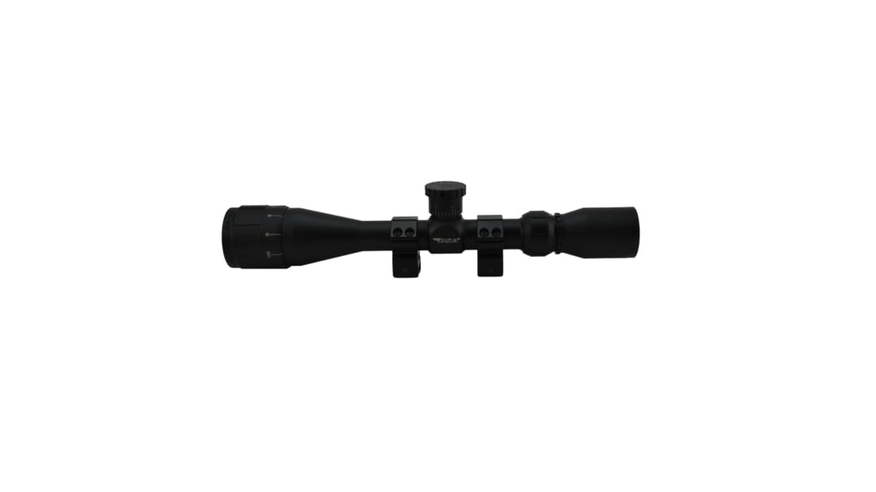 BSA Optics Sweet Riflesope, 6.5 Creedmoor 4.5-18x40mm AO, 30/30 Duplex Reticle, Weaver rings, Black, 6.5-4.518X40AOWRTB