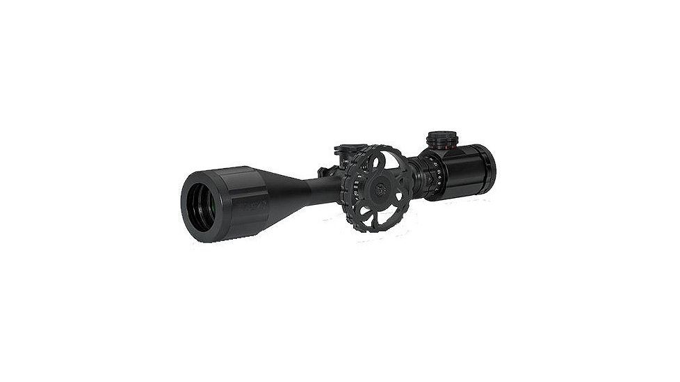 BSA Optics Tactical Rifle Scope w/Illuminated Red Mil-Dot Reticle &amp; Matte Black Finish STS624X44IR