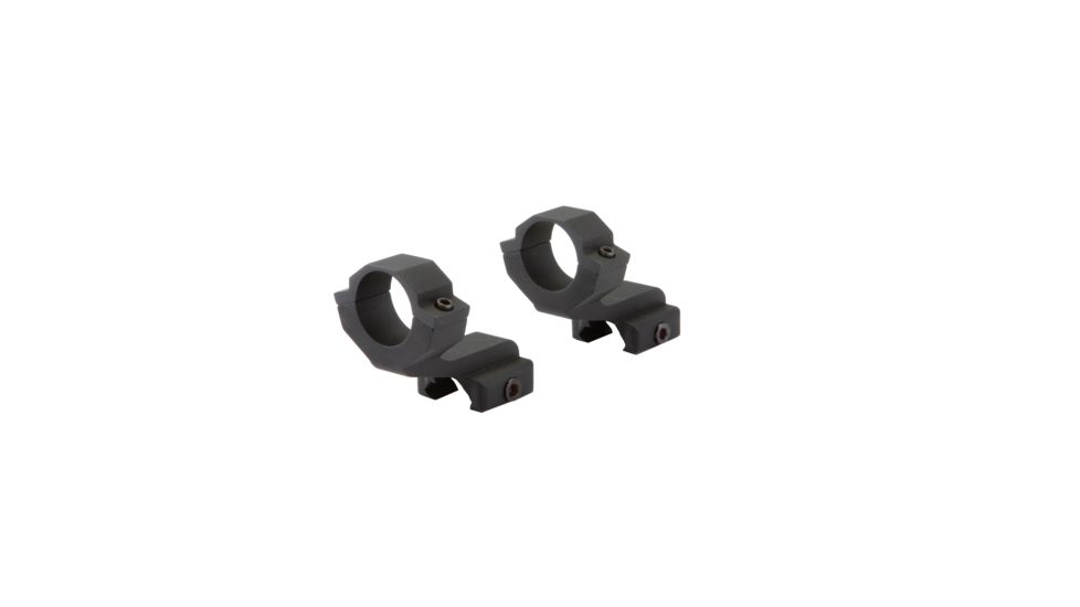 BSA Optics Tactical Weapon 2 Piece 1in Rail Mount, Black TWAR2PM