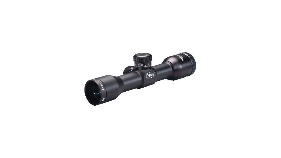 BSA Optics Tactical Weapon Rifle Scope 4 X30 mm w/ Rings