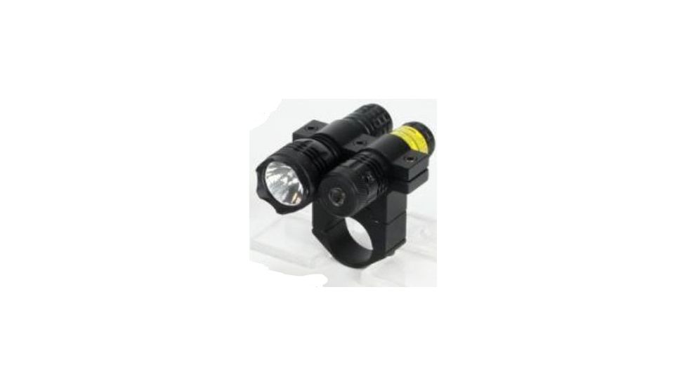 BSA Optics 650nm Tactical Weapon Red Laser Sight w/ 80 Lumen Flashlight, Black TWLLCP