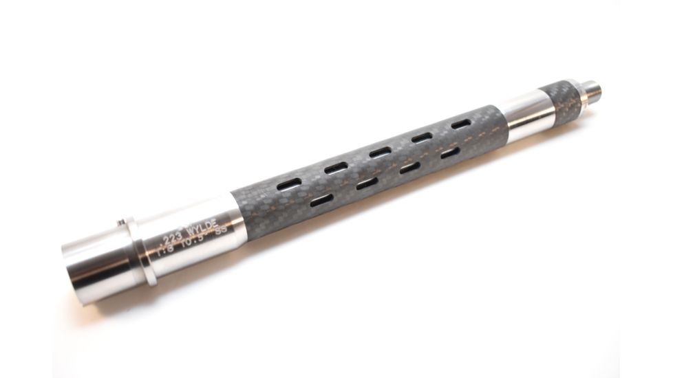 BSF Barrels AR-15 .223 Wylde Non-Threaded Barrel, 10.5in, Carbine Length, Fluted, 1-8 Twist, Gray/Black, SF3IYT0108