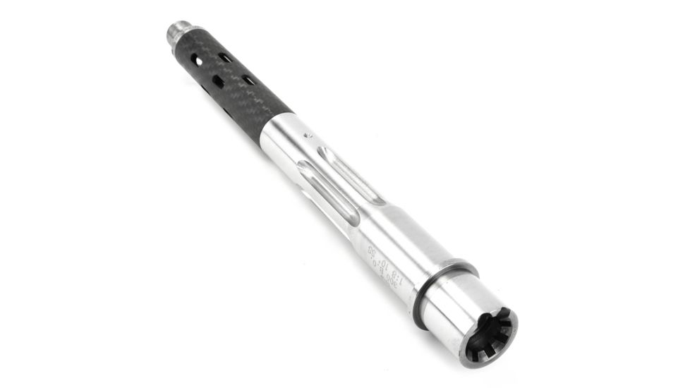BSF Barrels 10.5 inch AR-15 300 Blackout Pistol Gas Barrel w/1-8 Twist Rate, Fluted, Gray/Black, FP1510B001