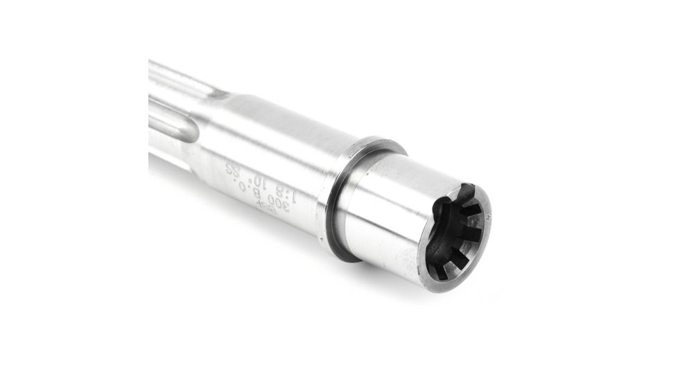 BSF Barrels 10.5 inch AR-15 300 Blackout Pistol Gas Barrel w/1-8 Twist Rate, Fluted, Gray/Black, FP1510B001