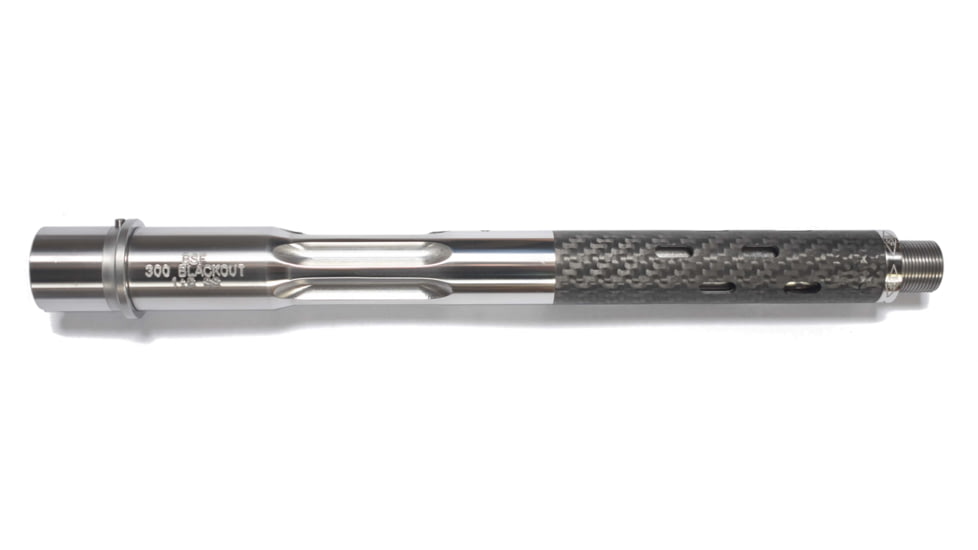 BSF Barrels 10in AR-15 Barrel, 300 Blackout, 1-7 Twist, Pistol Length, 5/8-24 Thread, Gray, FP158B0077