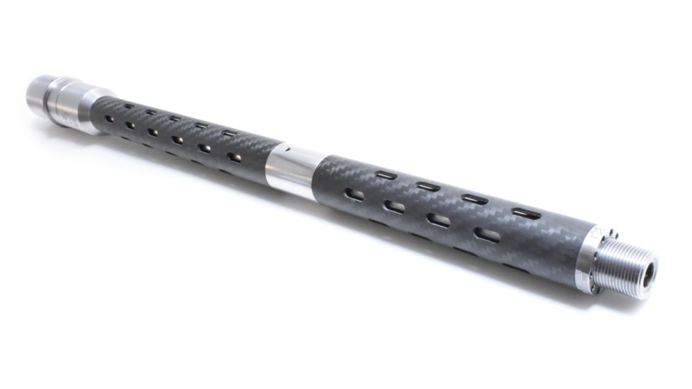 BSF Barrels 16.5 inch AR-10 .308 Mid Gas Barrel w/1-10 Twist Rate, Fluted, Gray/Black, FM10163001