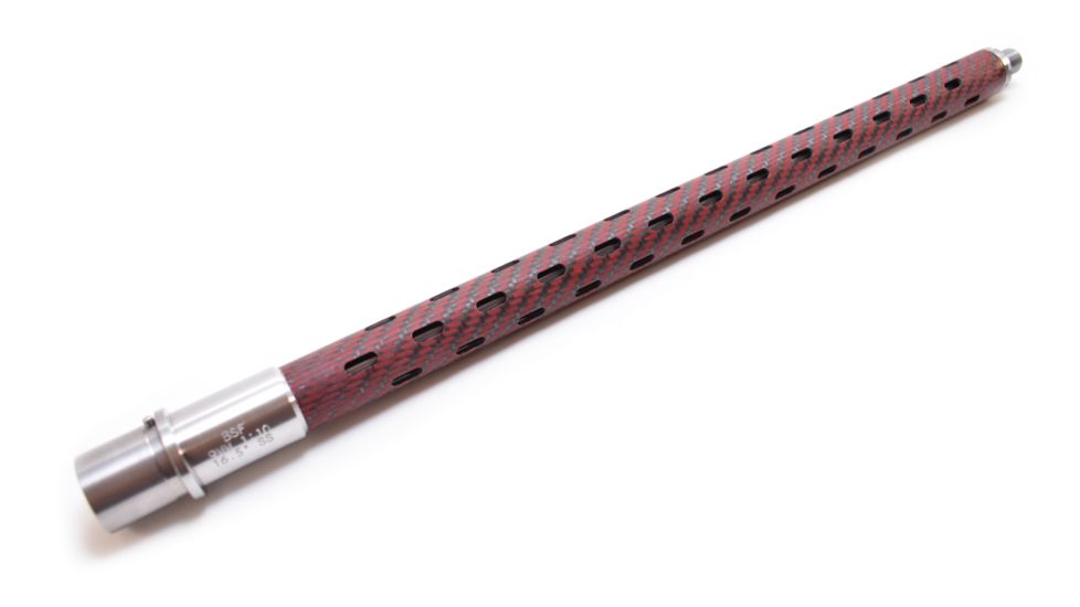 BSF Barrels 16.5 inch AR-15 9mm Rifle Barrel w/1-10 Twist Rate, Red/Black, R91516MM004