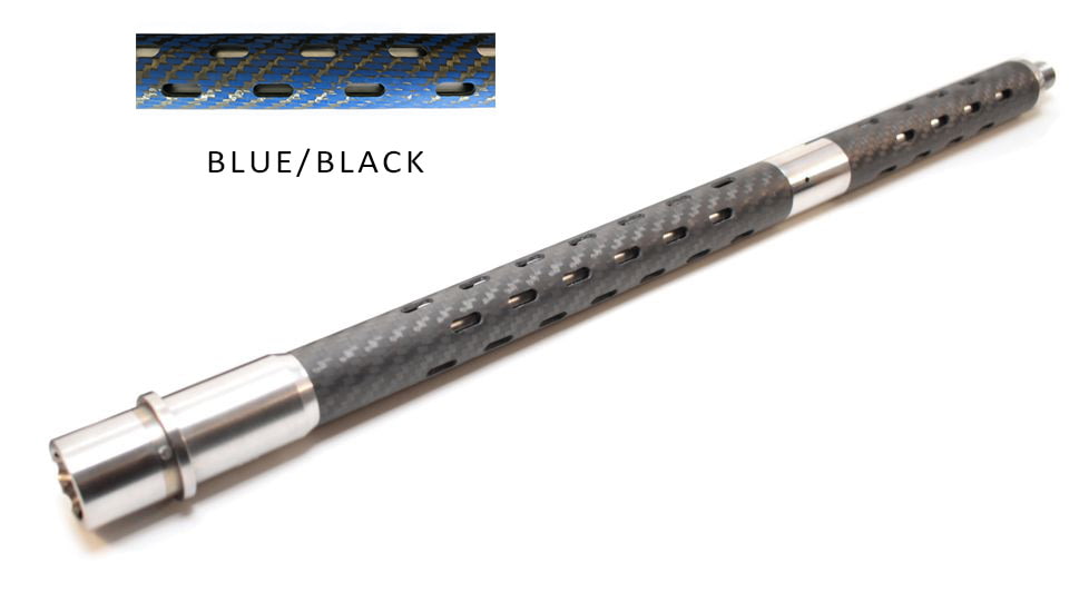 BSF Barrels 22.5 inch AR-10 6.5 Creedmoor Rifle+2 Gas Barrel w/1-8 Twist Rate, Blue/Black, BR1022C004