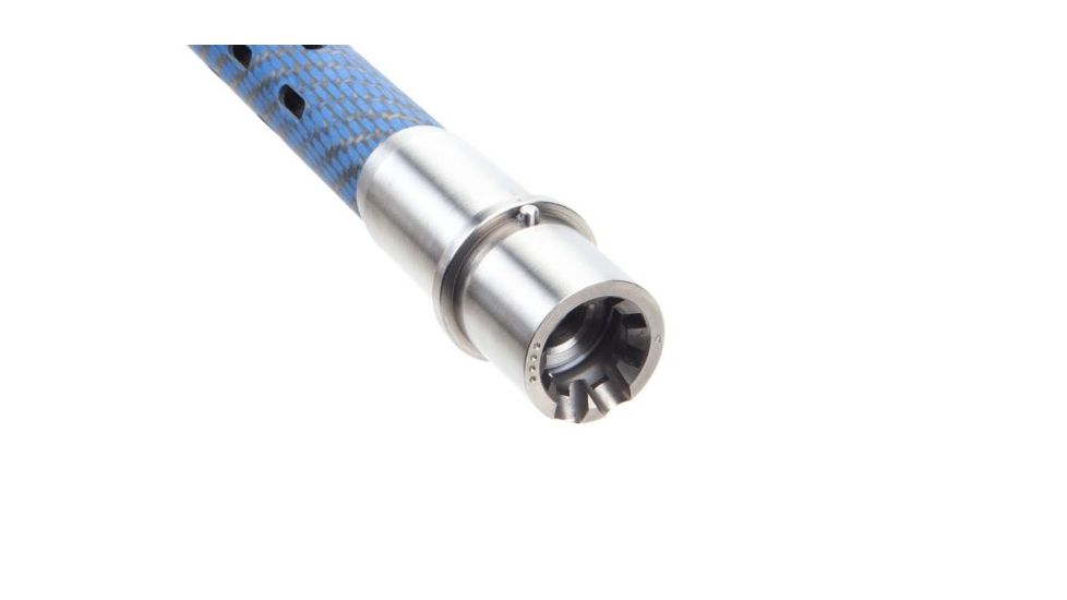 BSF Barrels 22.5 inch AR-15 22 Nosler Rifle Gas Barrel w/1-8 Twist Rate, Blue/Black, BR1522N002