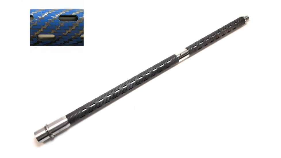 BSF Barrels 24.5 inch AR-15 22 Nosler Rifle Gas Barrel w/1-8 Twist Rate, Blue/Black, BR1524003