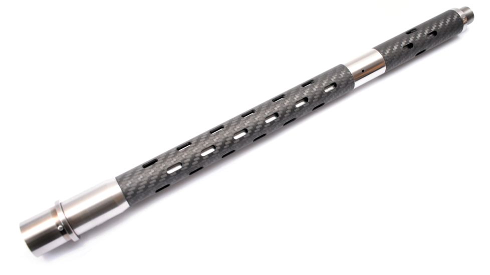 BSF Barrels Threaded AR Barrel, AR-15, 6.5mm Grendel, 14.5 in, Mid Length, 1-8 Twist, 5/8x24 Thread, .875 OD, Gray, M1514G008
