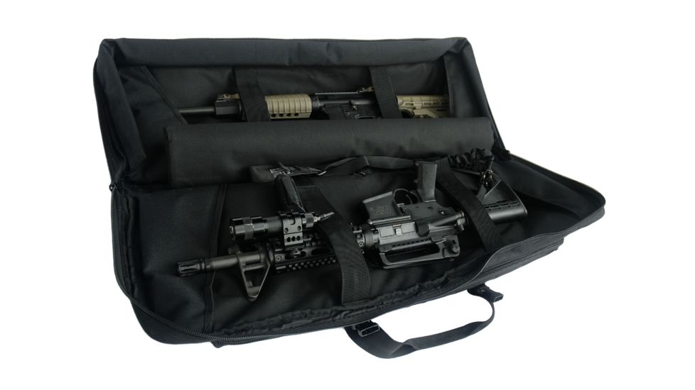 Black Scorpion Outdoor Gear Double Riffle Case,36in Tac Assault,37.25x12x3.5in,Black GC01-2222-01BK