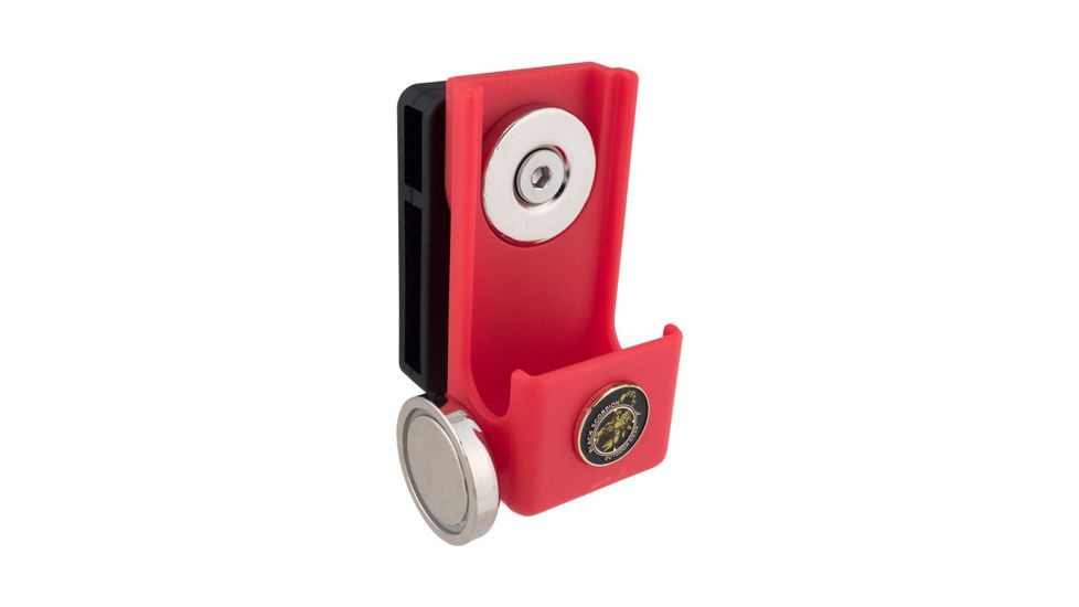 Black Scorpion Outdoor Gear IPSC Thunderbolt Master Pouch Magnetic Magazine Pouch, Red, Standard, MP03-IPSC-MGRD
