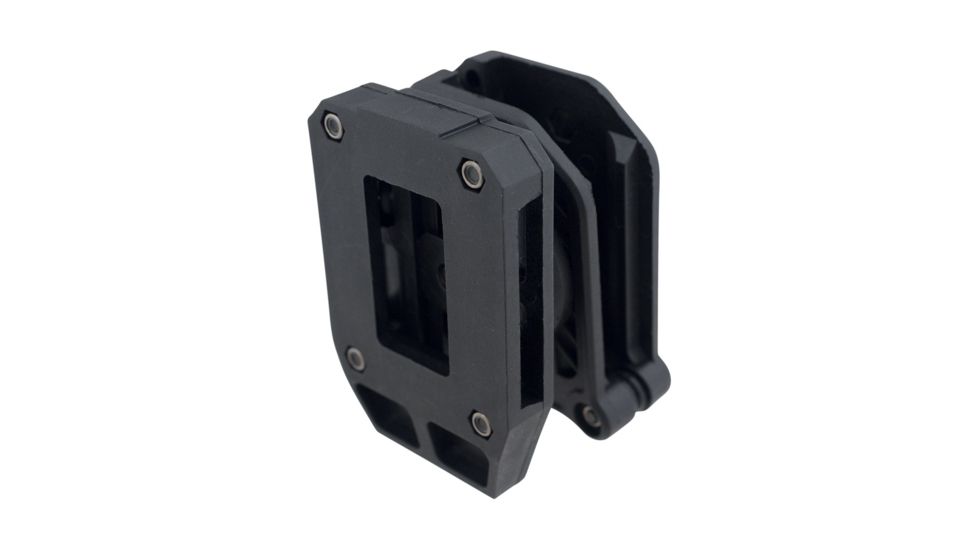 Black Scorpion Outdoor Gear IPSC / USPSA Black Scorpion 3 Storm I Pouches w/ 1 Magnetic Magazine Pouch, Black, CO03-2222-MPMG