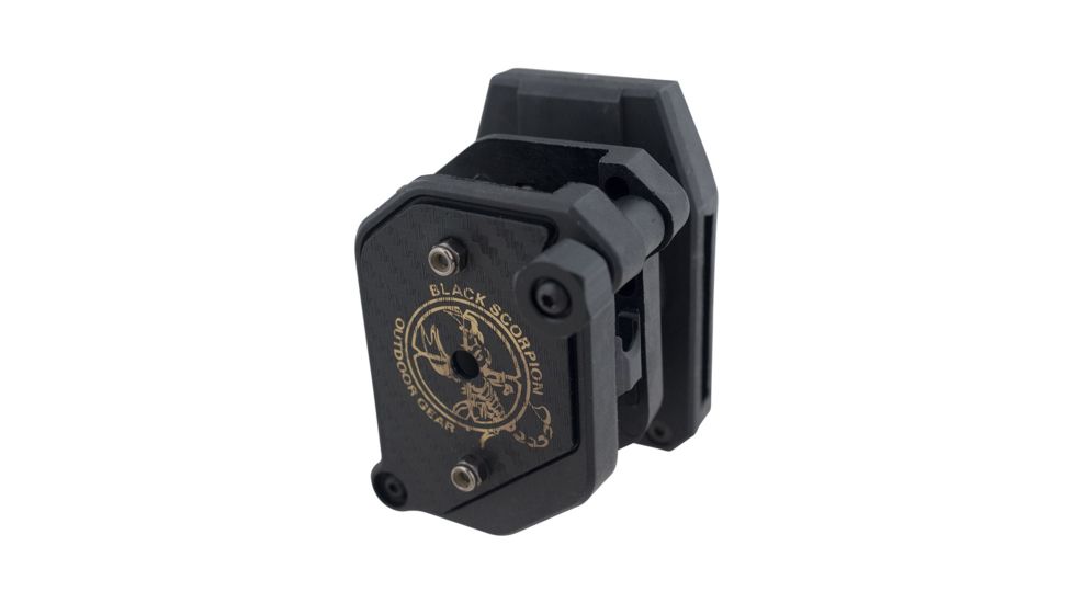 Black Scorpion Outdoor Gear USPSA First Stage Holster / Shooting Belt Combo, Black, Large, CO09-MP01H06+BTLBK