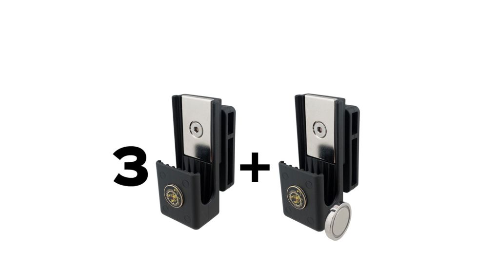 Black Scorpion Outdoor Gear USPSA Thunderbolt Pistol Magazine Pouches Combo, Black, CO10-MP04-BK