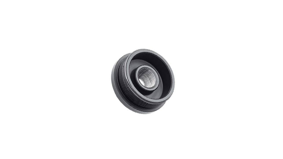 B&amp;T Direct Thread HUB Adapter, 1/2x28, Black, SD-145582