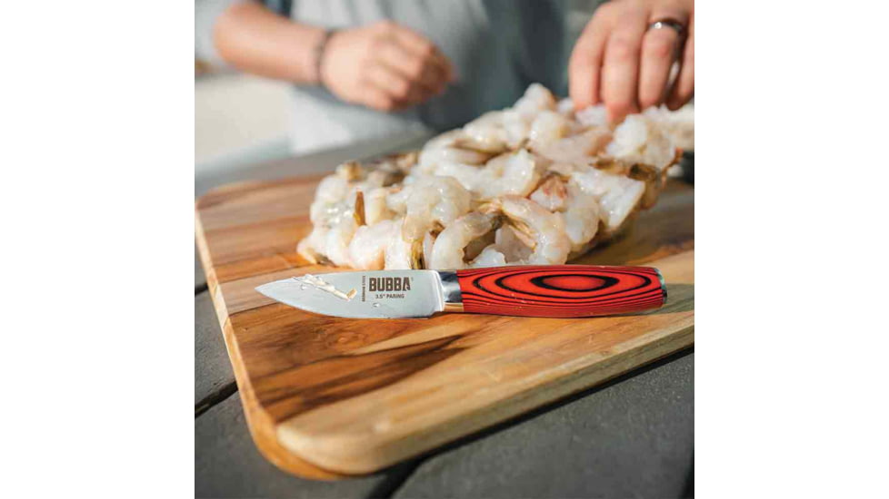 Bubba Blade Chef Series Paring Kitchen Knife, 3.5in, Stainless Steel, G10 Handle, 1114266