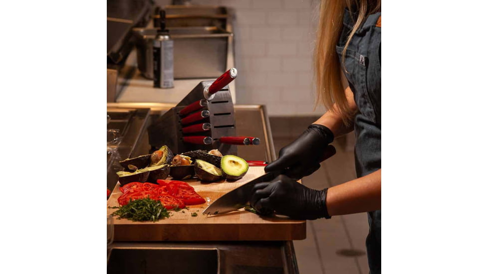 Bubba Blade Complete Kitchen And Steak Knife Set, Stainless Steel, G10 Handles, 1137661