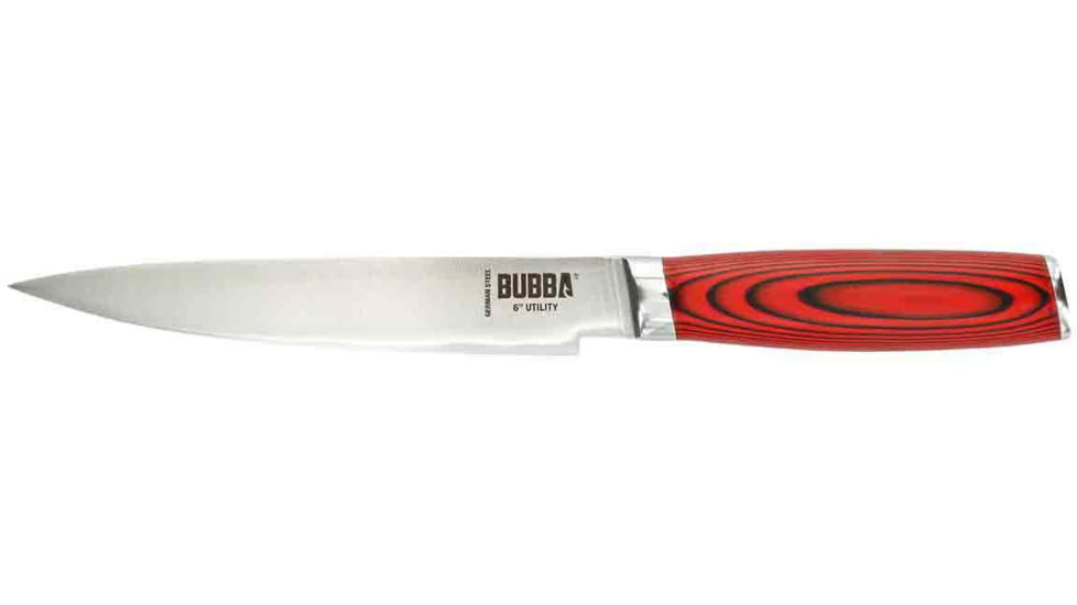 Bubba Blade Complete Kitchen And Steak Knife Set, Stainless Steel, G10 Handles, 1137661