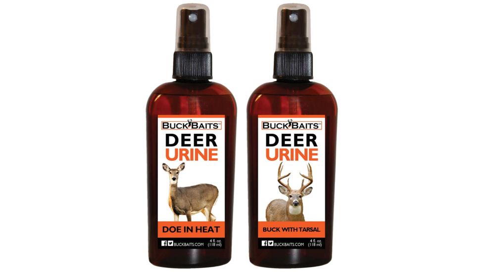 Buck Baits Doe in Heat - Buck w/ Tarsal Combo, Brown, 4 oz., BBDU4DIHBUWT
