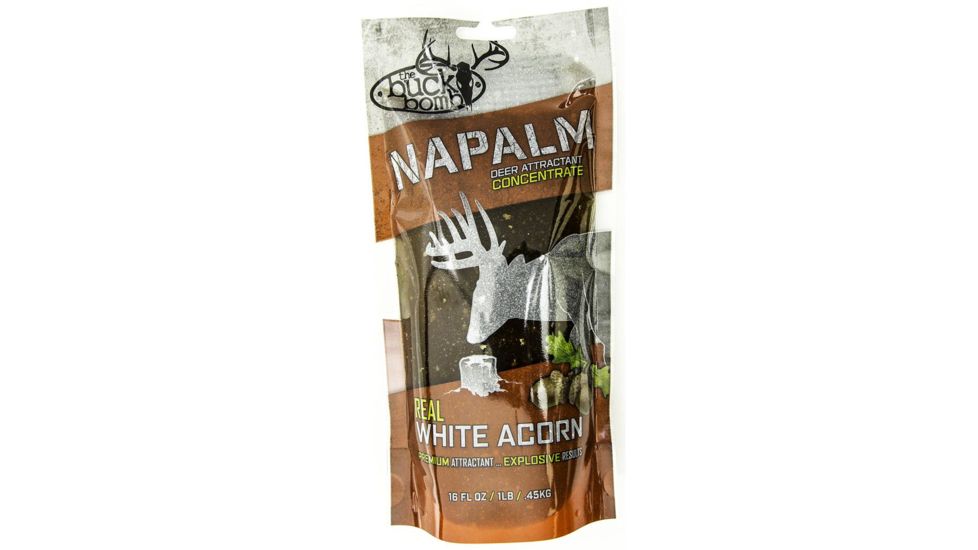 Buck Bomb Napalm Attractant Acorn, Red, 16 oz., 200002