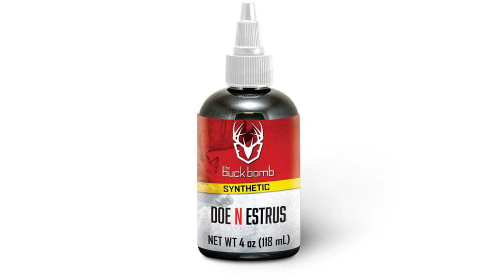 Buck Bomb Synthetic Doe N Estrus Liquid w/Wicks, 4oz, HS-BB-200046
