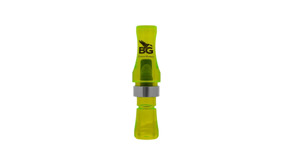 Buck Gardner Canada Hammer Goose Call, Polycarbonate, Fluorescent Green CHP-FG