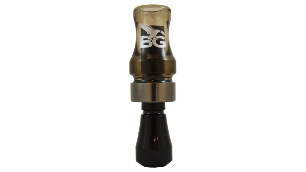 Buck Gardner Double Cross Short Barrel Double Reed, Polycarbonate, Smoke/Black DN3PC-S/BP