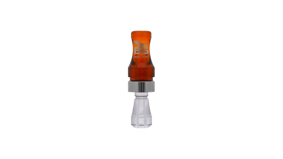 Buck Gardner Double Nasty SpitTech Double Reed, Polycarbonate, Bourbon/Clear DNP-BC