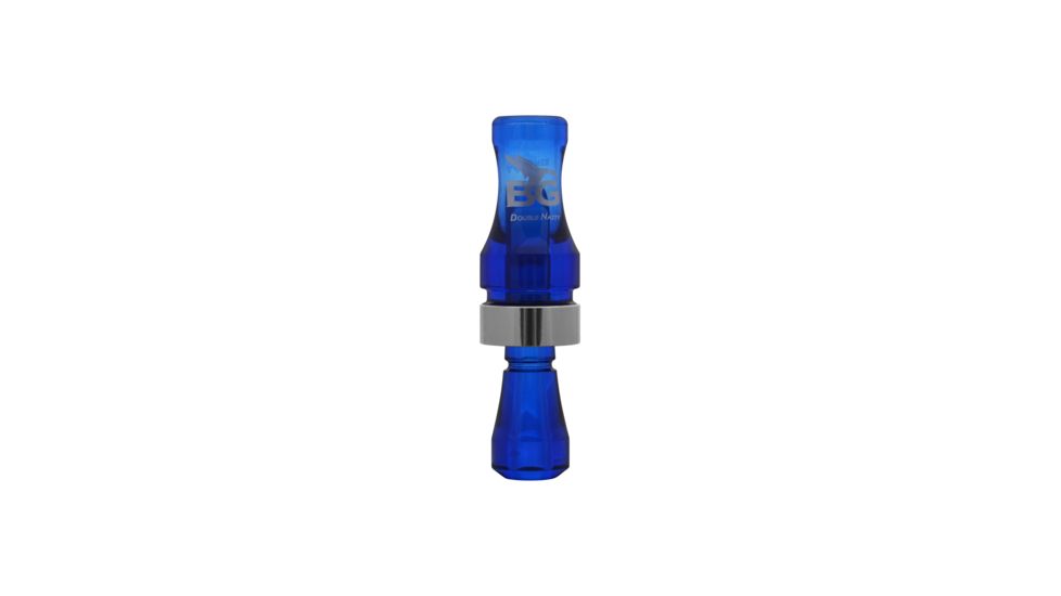 Buck Gardner Double Nasty SpitTech Double Reed, Polycarbonate, Blue Translucent DNP-BLU/BLU