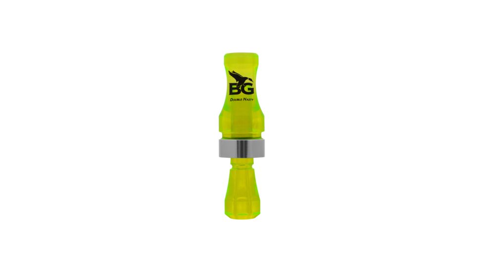 Buck Gardner Double Nasty SpitTech Double Reed, Polycarbonate, Fluorescent Green DNP-FG