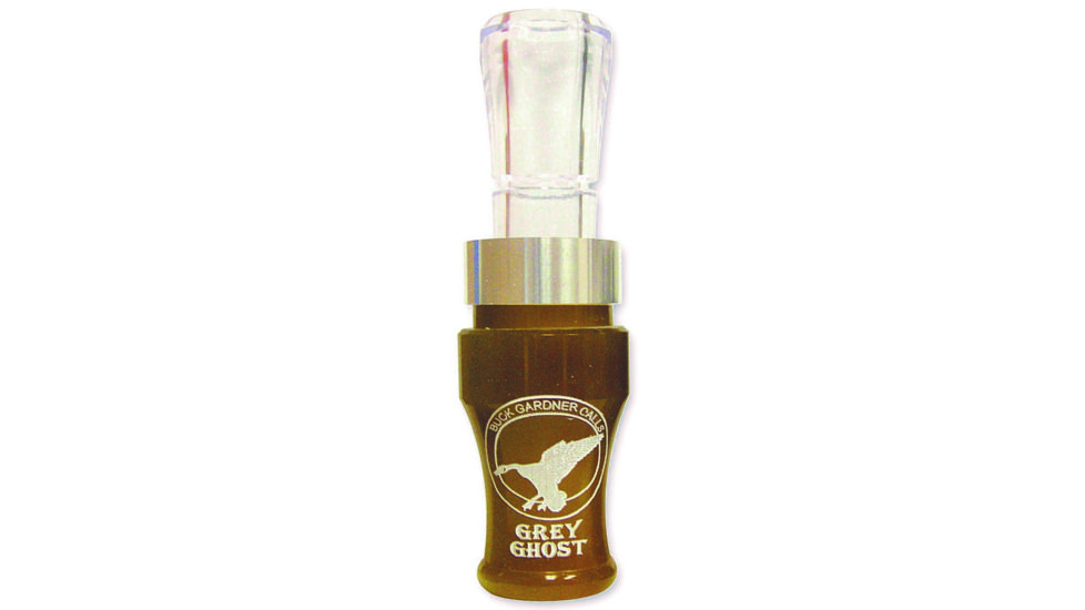Buck Gardner Grey Ghost Goose Call, Acrylic/Poly, Golden Oak/Clear ACP-GG-GO/CCH
