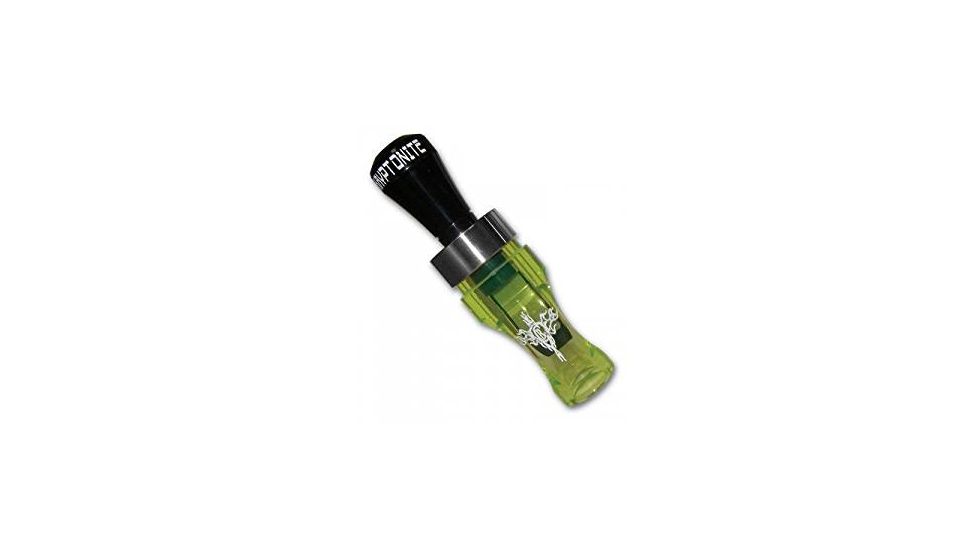 Buck Gardner Kryptonite Acrylic, Competition Single Reed, Fluorescent Green/Black Pearl, KRYPTO-FG/BP-SB