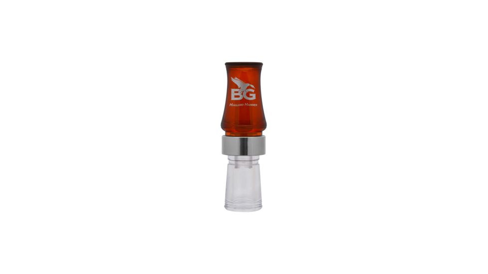 Buck Gardner Mallard Hammer, Cajun-Style Double Reed, Bourbon/Clear MH-BRB/C